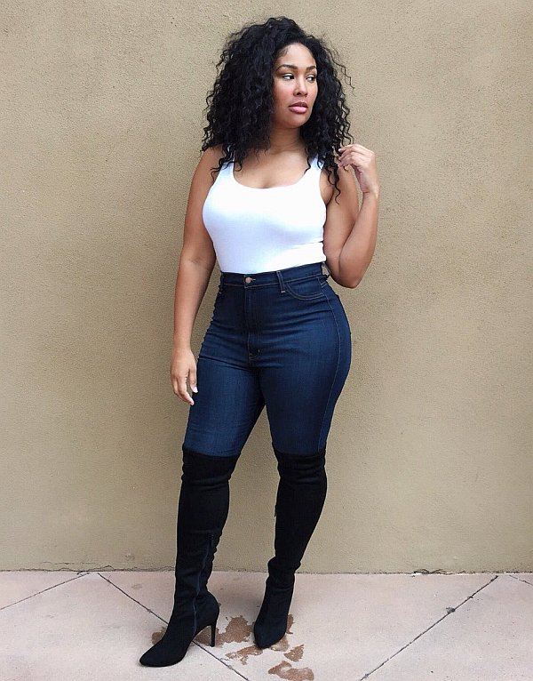 Plus size model Anansa Sims photo, video, instagram, height and weight